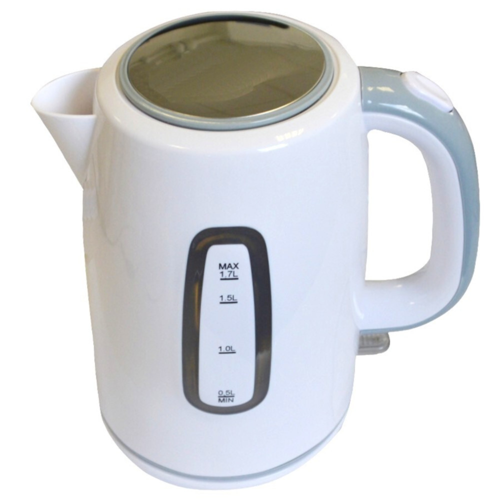Wasserkocher 1,7 Liter 2200W in Wei&szlig; aus Kunststoff - B-Ware image number 1