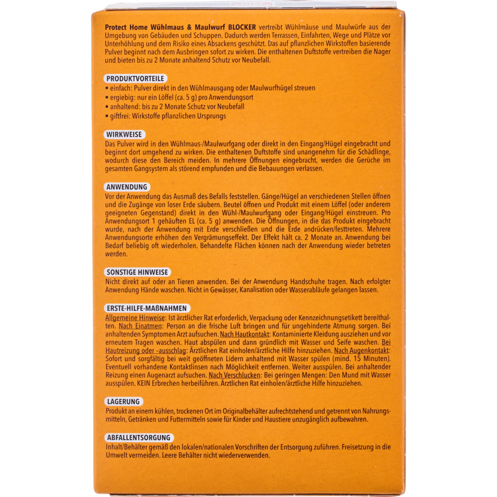 Protect Home W&uuml;hlmaus & Maulwurf Blocker 100 g image number 3