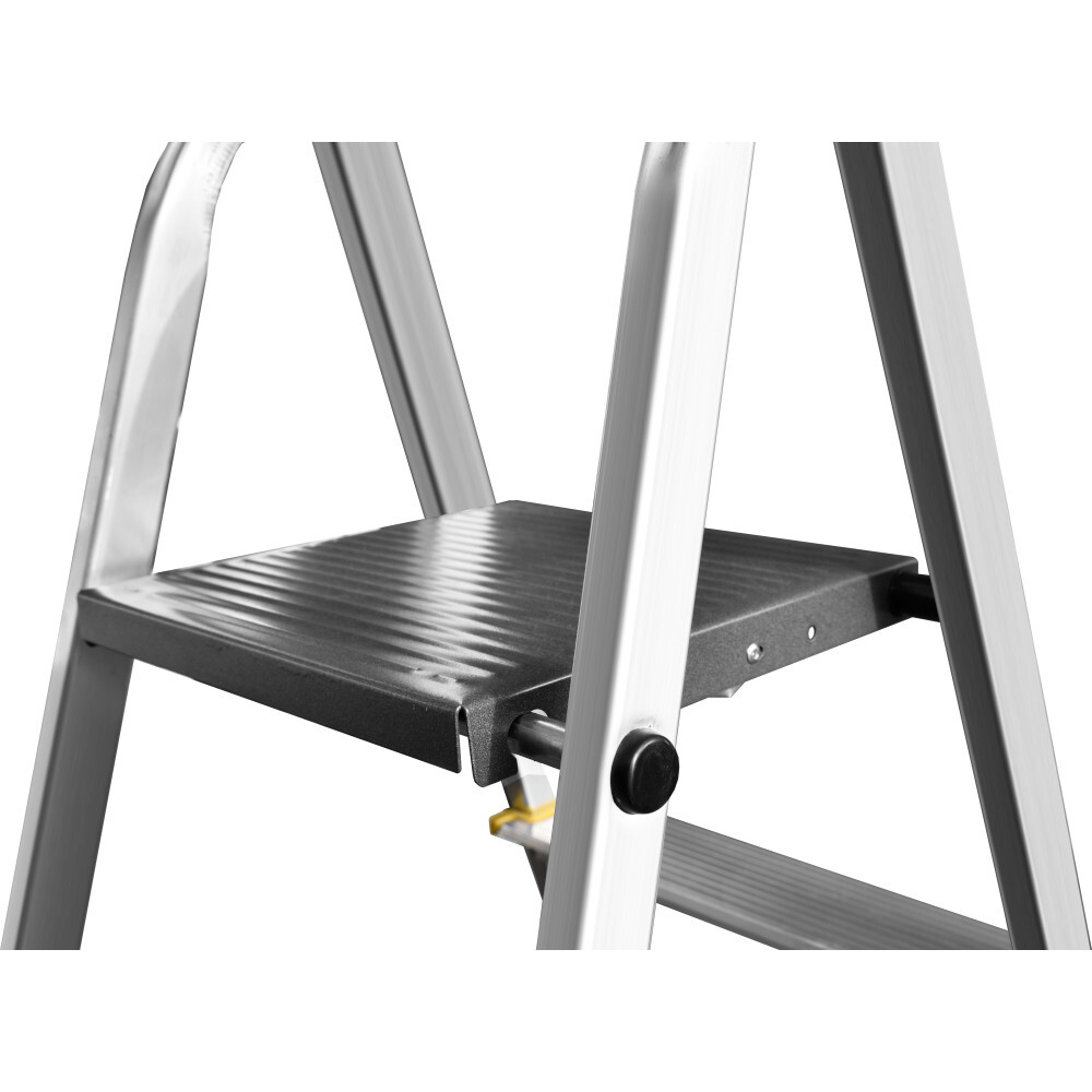 Stehleiter 3-stufig aus Aluminium mit 60 cm Halteb&uuml;gel image number 1