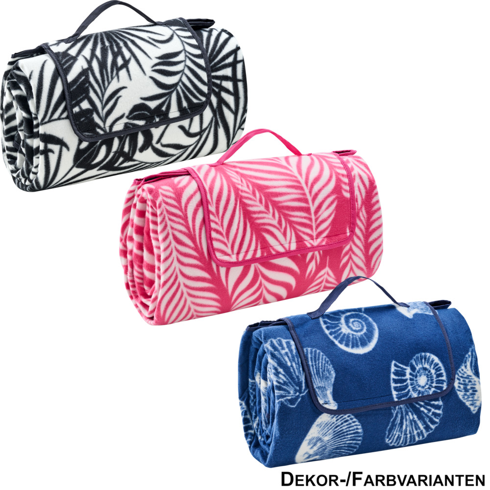 Picknickdecke 200x200cm verschiedene Designs