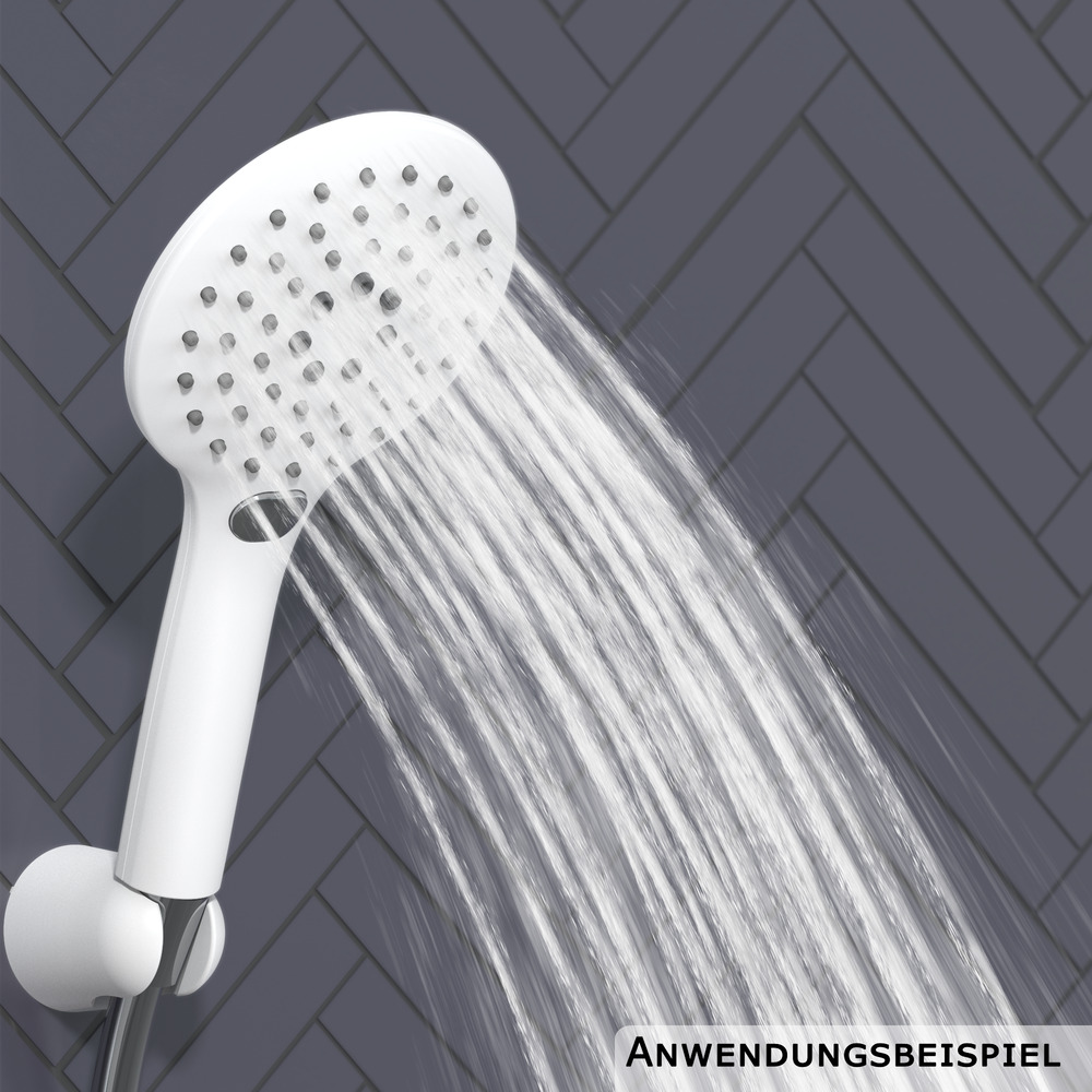 eisl Handbrause Relax verchromt mit wei&szlig;em Brausekopf image number 2