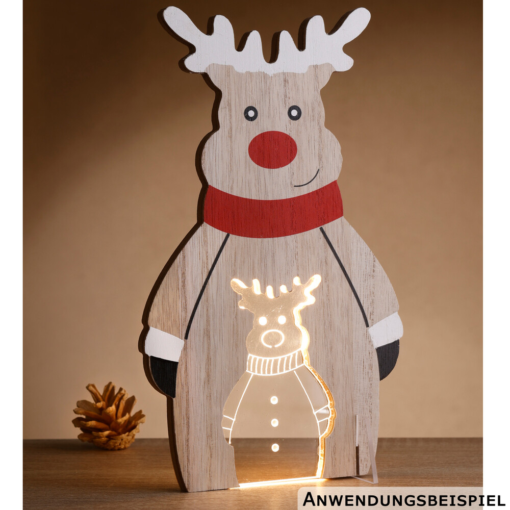 LED-Acryl-Hologramm-Leuchte - 4-fach sortiert image number 6