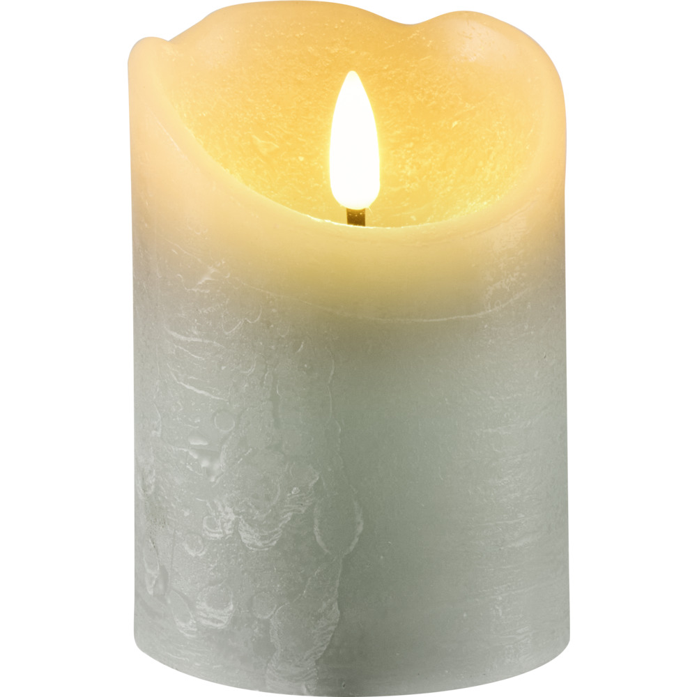 LED-Echtwachskerze Rustic &Oslash; 7,5 x 10 cm mit Timer image number 9