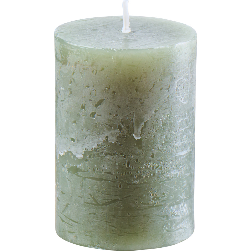 M&uuml;ller Polar Stumpenkerze 100 x &Oslash; 68 mm gr&uuml;n