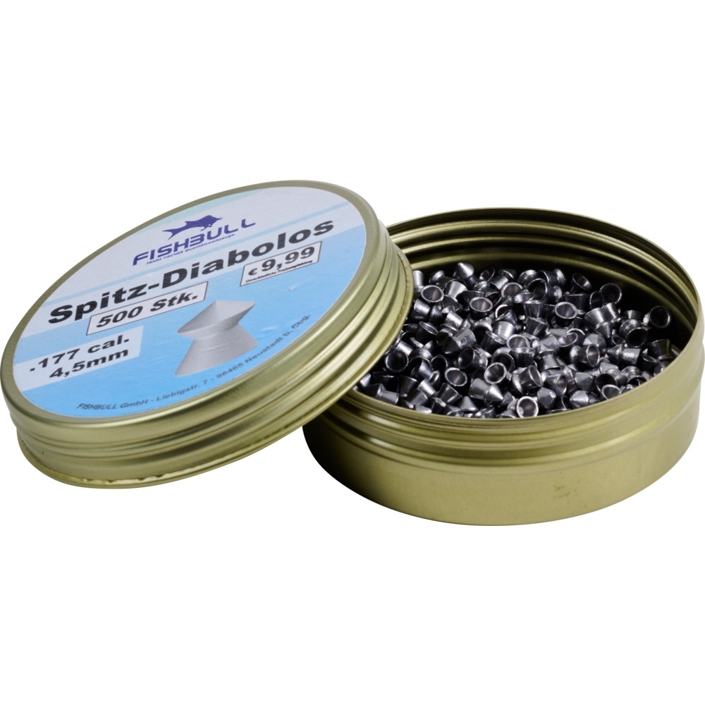 Spitz-Diabolo 4,5 mm 500 St&uuml;ck Cal.177 Luftgewehr-Munition image number 1