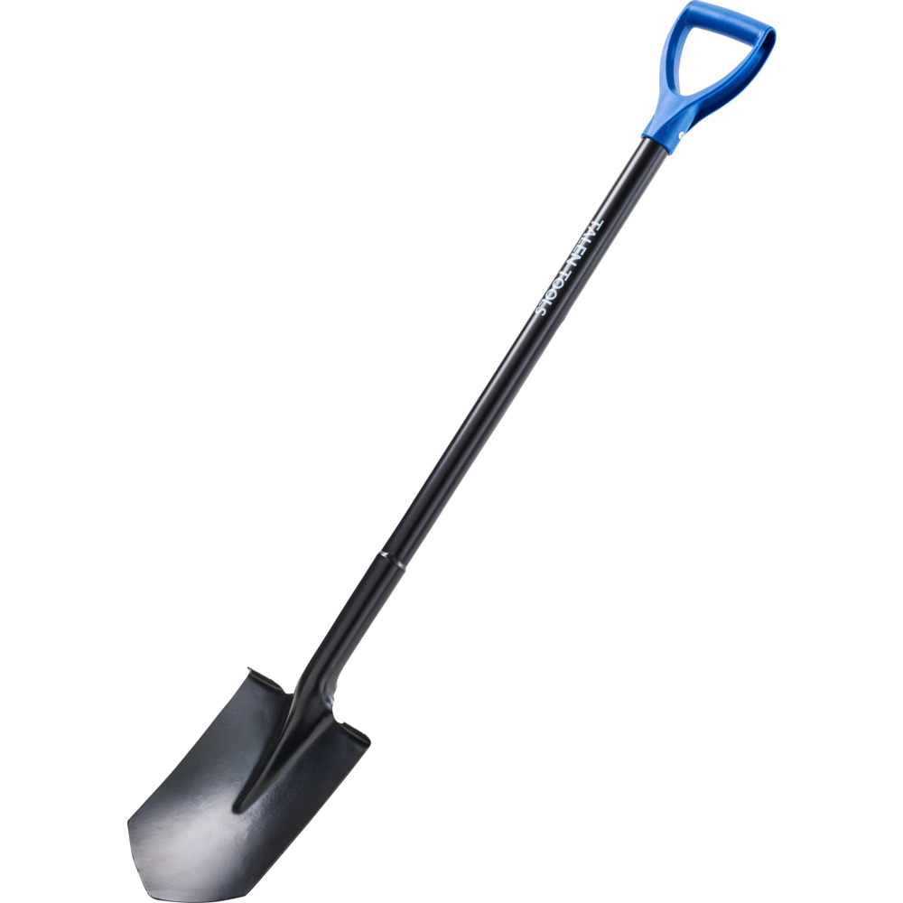 G&auml;rtnerspaten Metall mit D-Griff 117 cm schwarz