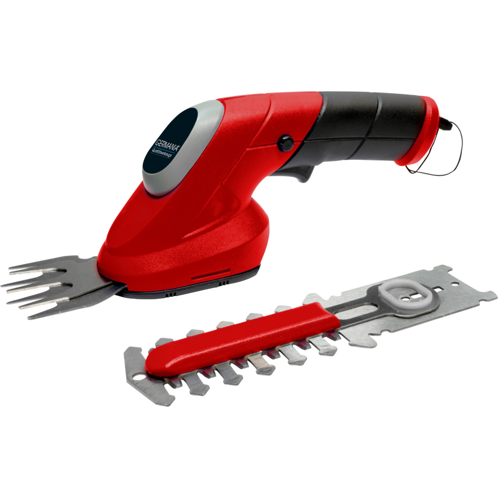 GERMANIA&reg; Akku Gras- und Strauchscheren-Set GPS 3,6 V mit Ladekabel