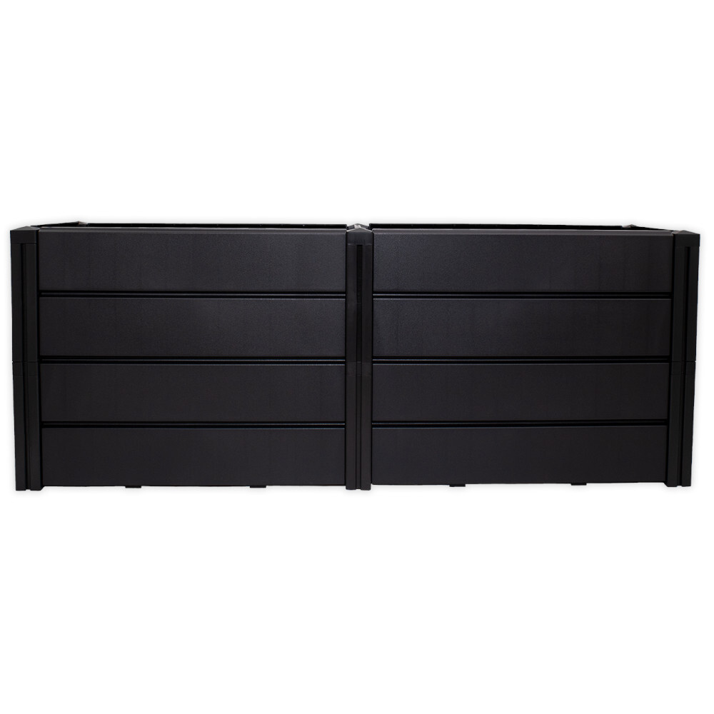 Hochbeet Demeter XL, schmal 392 Liter aus Kunststoff in Anthrazit image number 1