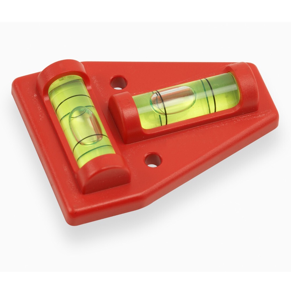 Kreuz-Wasserwaage, Kunststoff, 60 x 45 mm