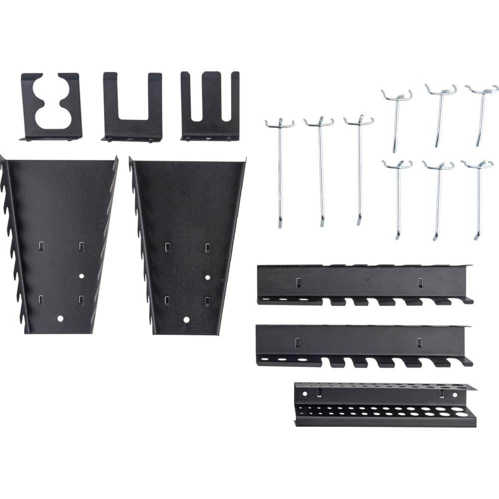 GERMANIA&reg; Lochwand 3-teilig mit Hakensortiment aus Stahlblech image number 4