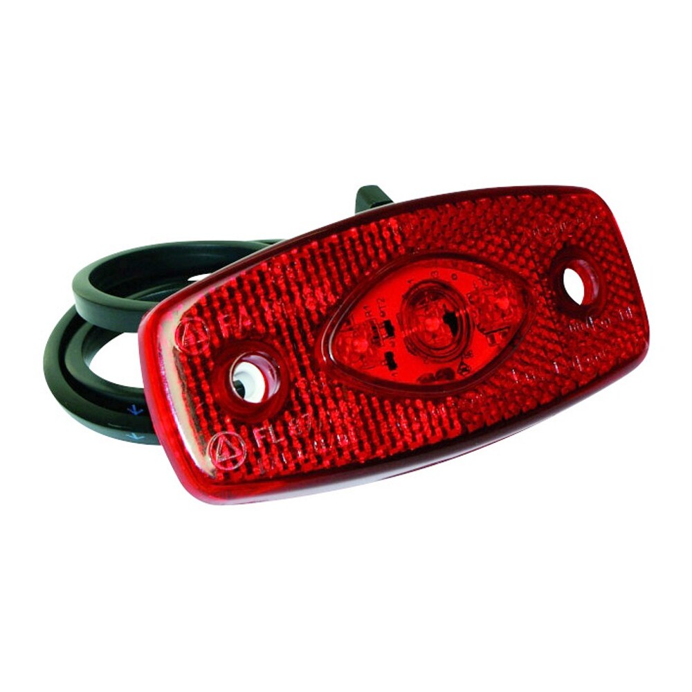 LED Begrenzungsleuchte 103x45x18 mm rot 12/24V