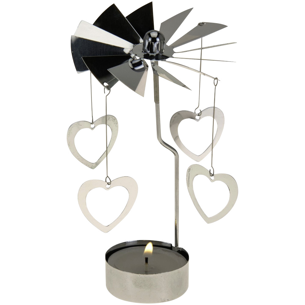 Teelicht-Karussell 13 x 8 cm aus Metall in vier verschiedenen Motiven image number 2