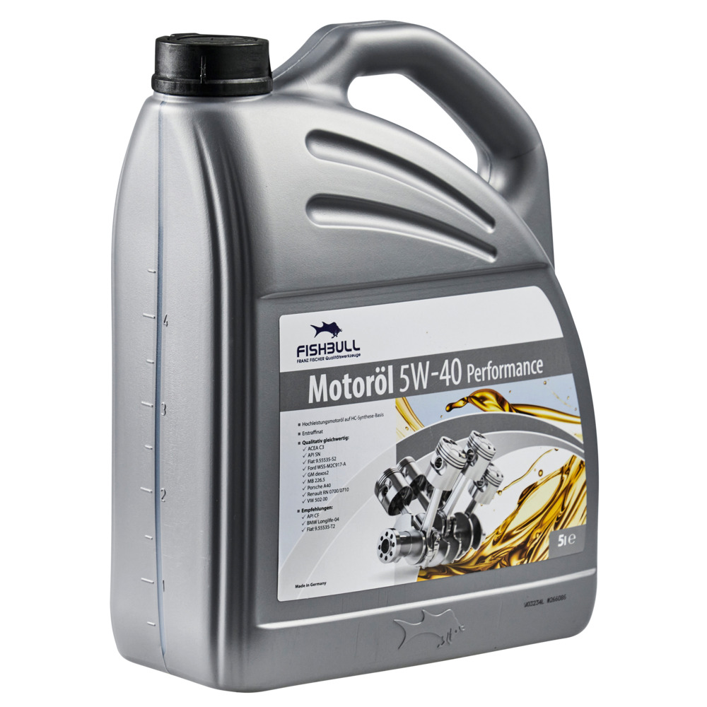 FISHBULL Motoren&ouml;l 5W-40 Performance 5 Liter image number 1