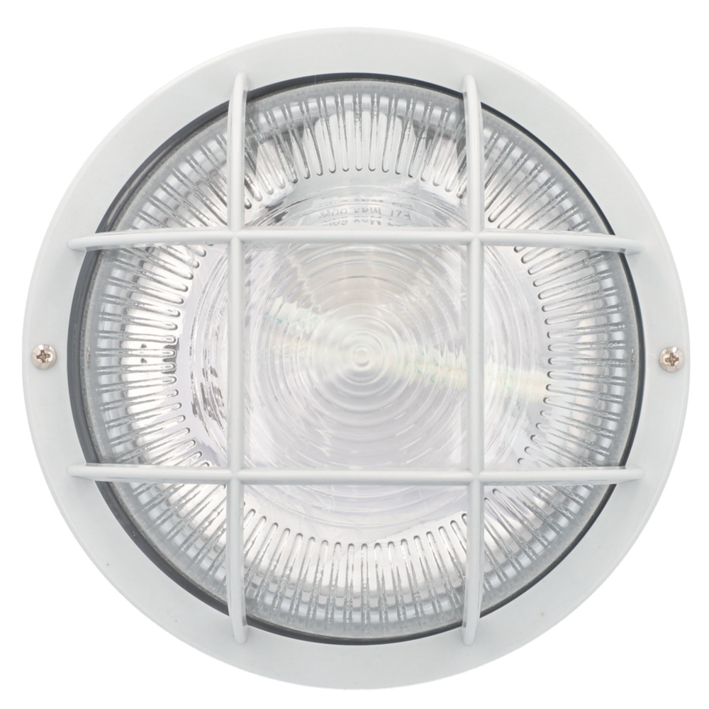 Kellerleuchte rund 60 W mit Kunststoffkorb