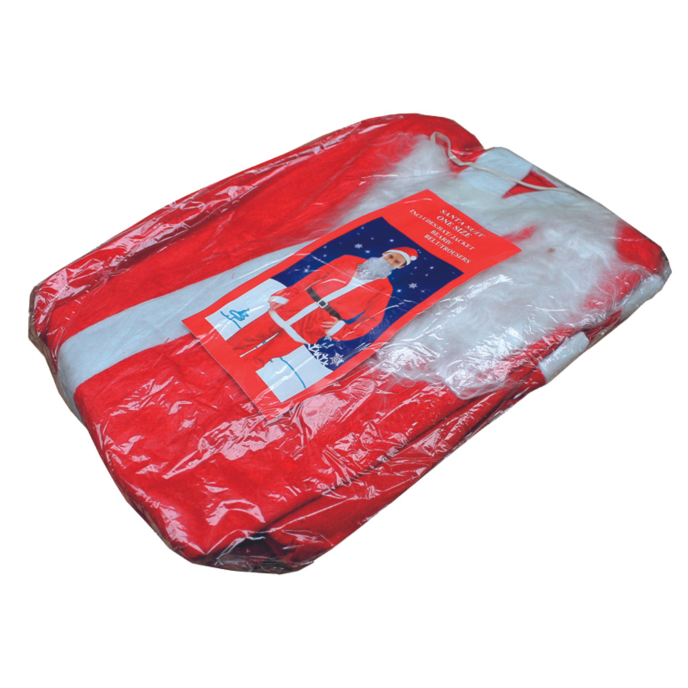 Nikolauskost&uuml;m 5 teilig rot und wei&szlig; Einheitsgr&ouml;&szlig;e image number 1