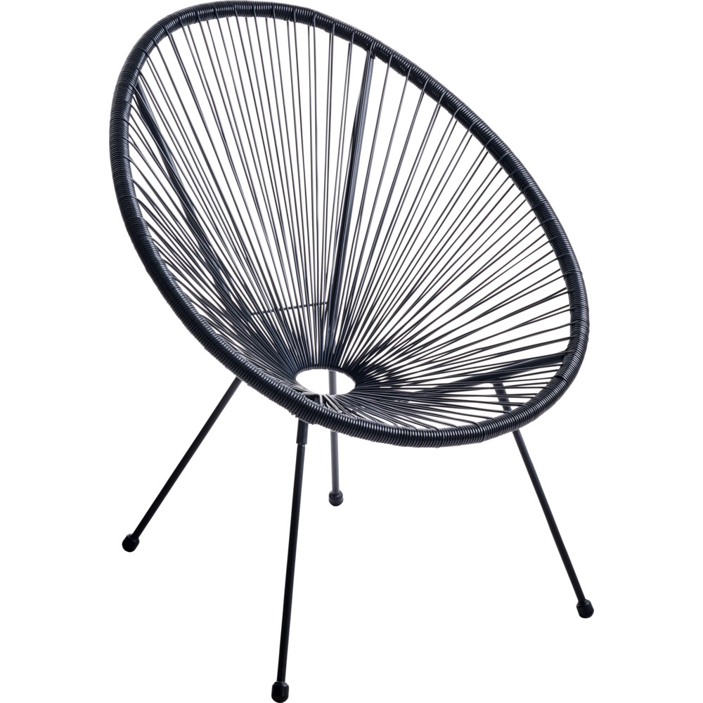 String Loungesessel schwarz image number 1