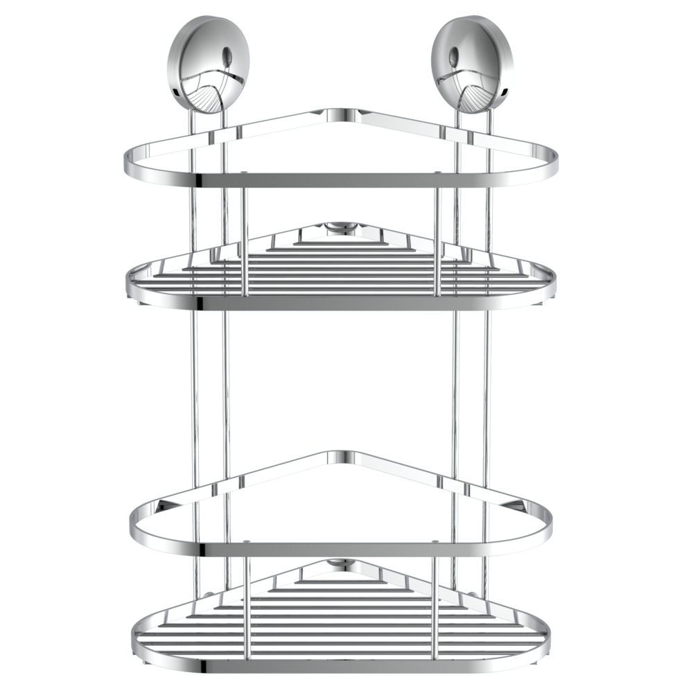 Dusch-Eckablage 2 Etagen 220 x 340 x 180 mm