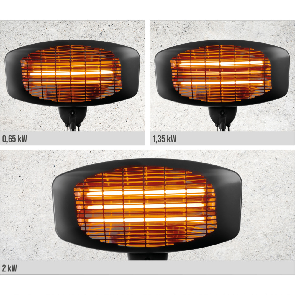 G&uuml;de&reg; Infrarot-Stand-Heizstrahler GIH 2000 image number 4