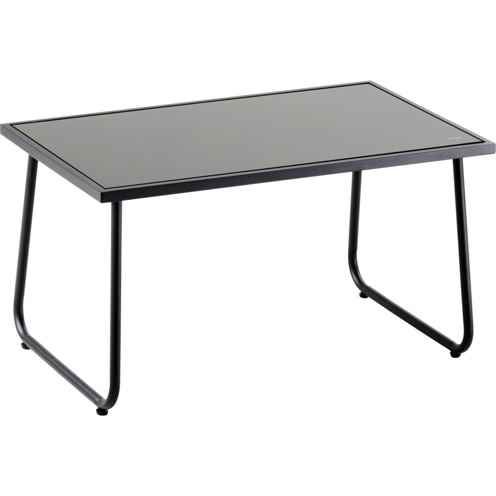 Lounge-Set 4-teilig mit Metallgestell und Glastisch image number 3