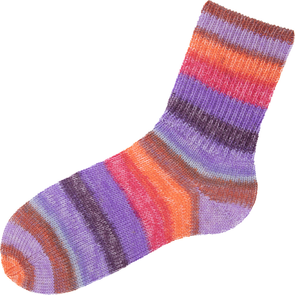 Garn Hot Socks Madena 4-fach tutti-frutti-mix 100g image number 1