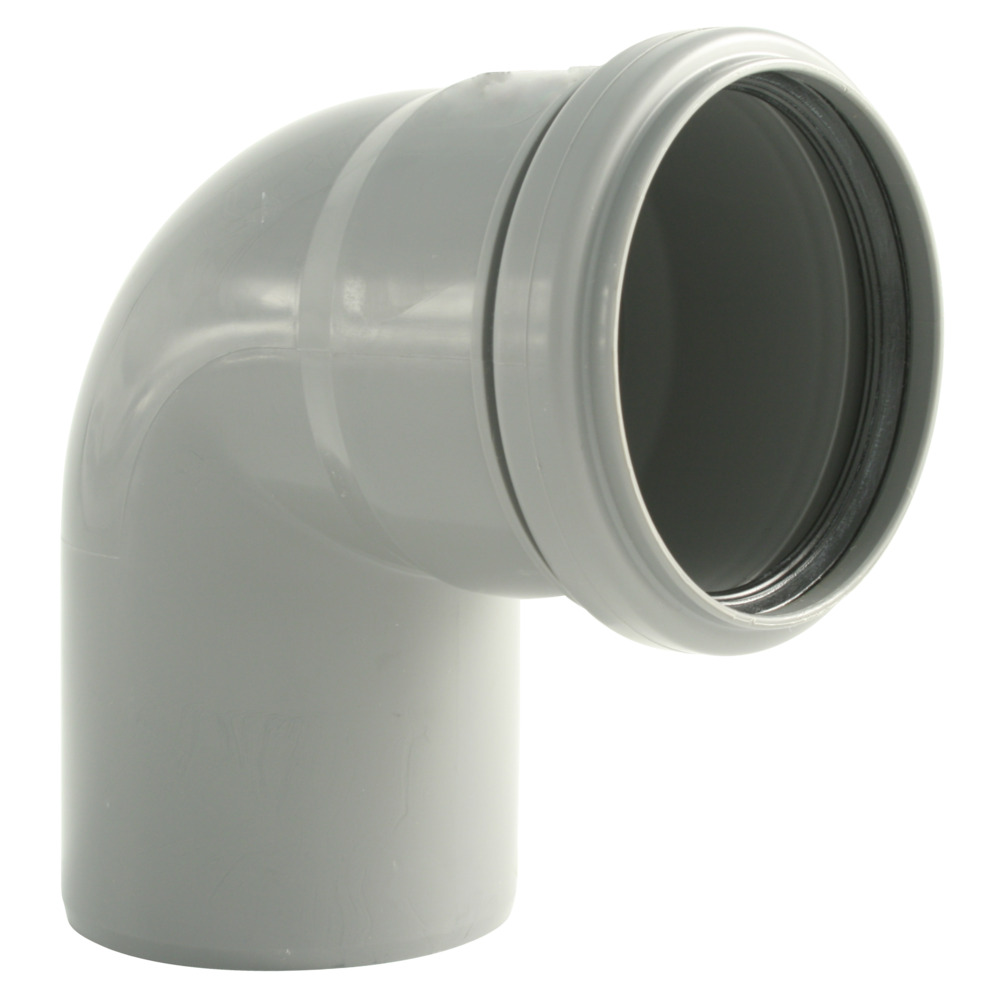 HTB-Abwasserbogen DN 110 mit 87&deg; Winkel