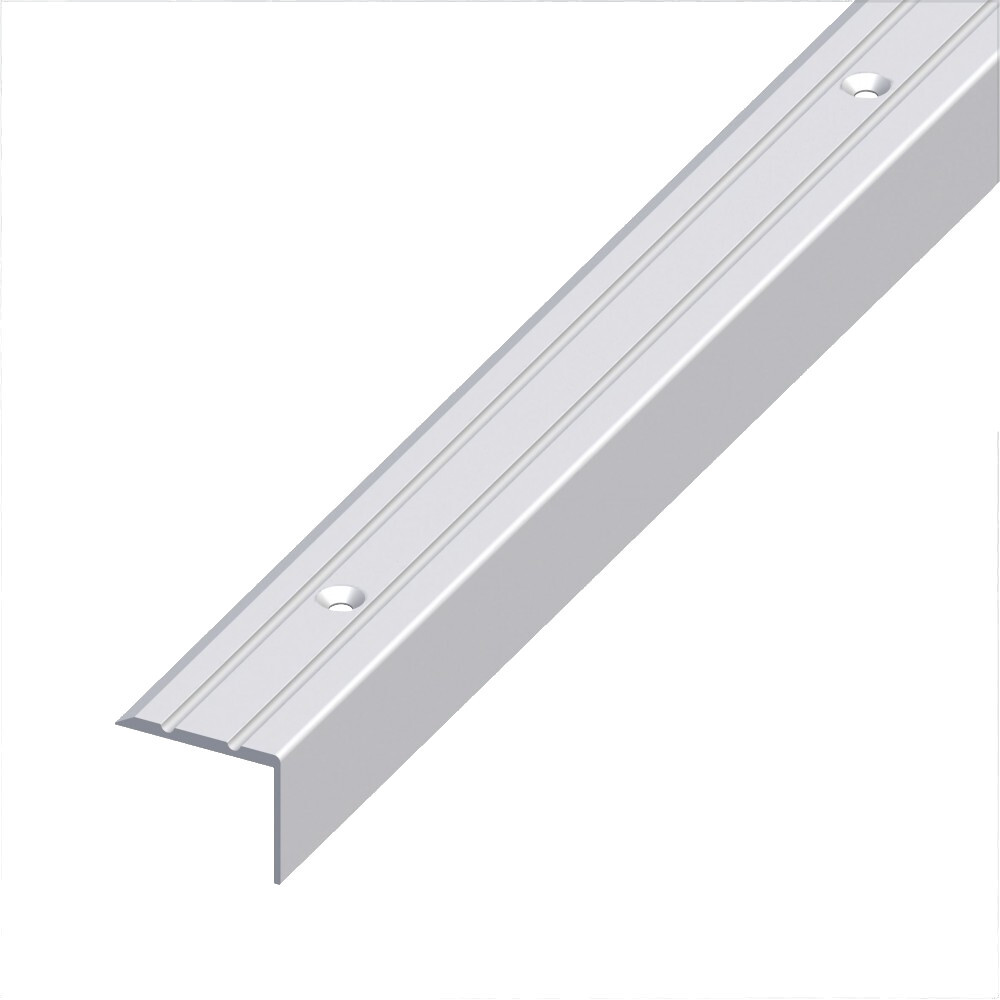 Treppen-Profil schmal 200 x 2,5 x 2 cm aus Aluminium silber