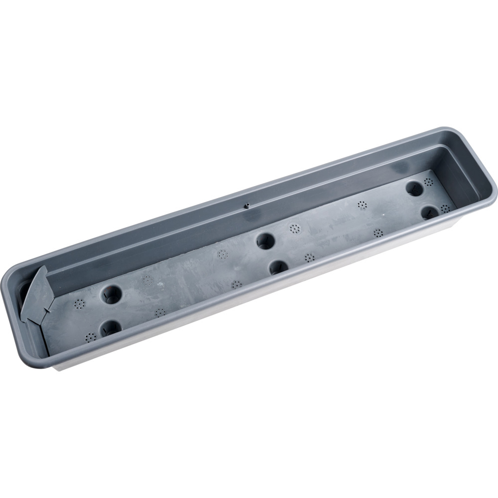 Balkonkasten 79 cm mit Bew&auml;sserungseinsatz in anthrazit image number 2