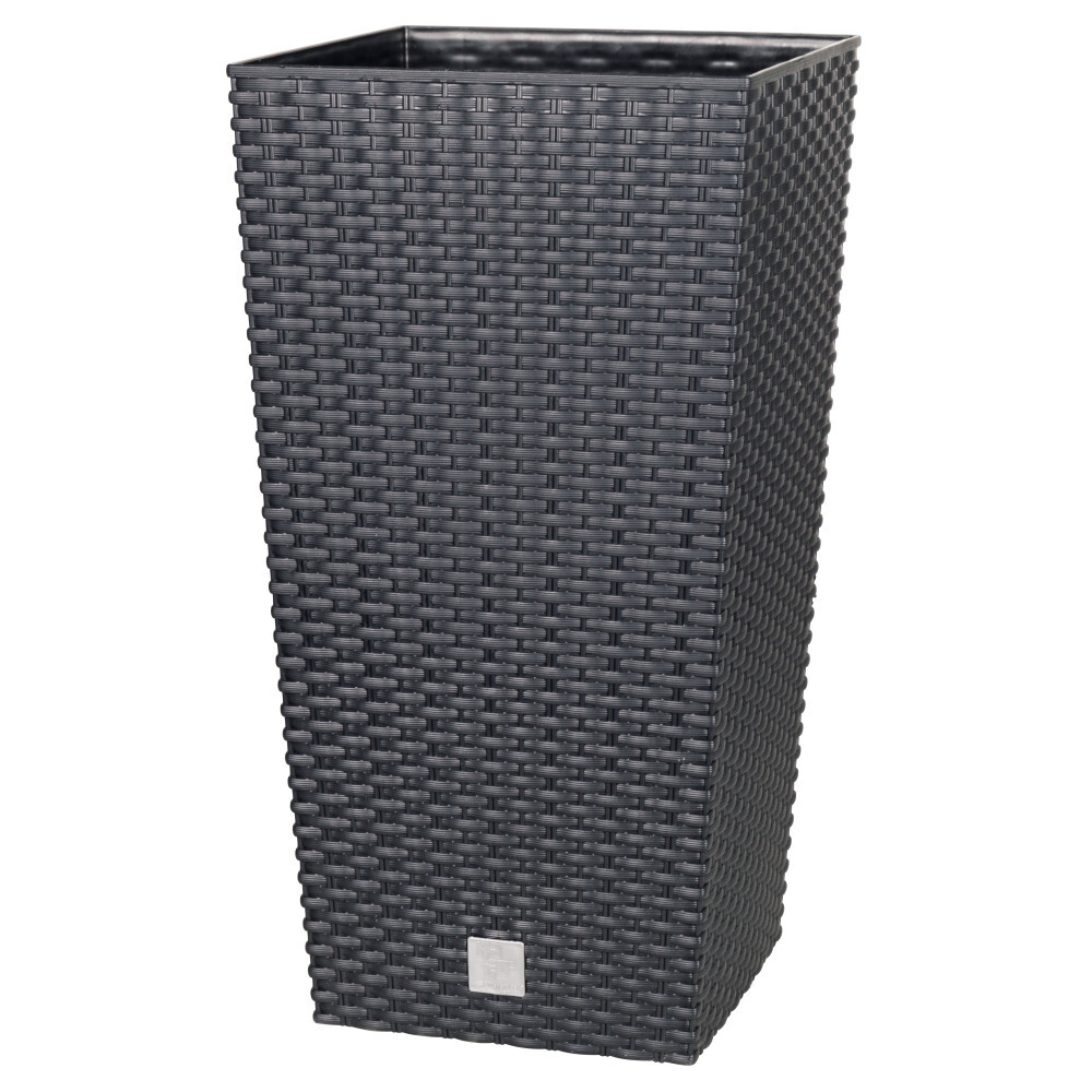 Prosperplast Pflanztopf Rato Square 265 x 265 x 500 mm in Anthrazit