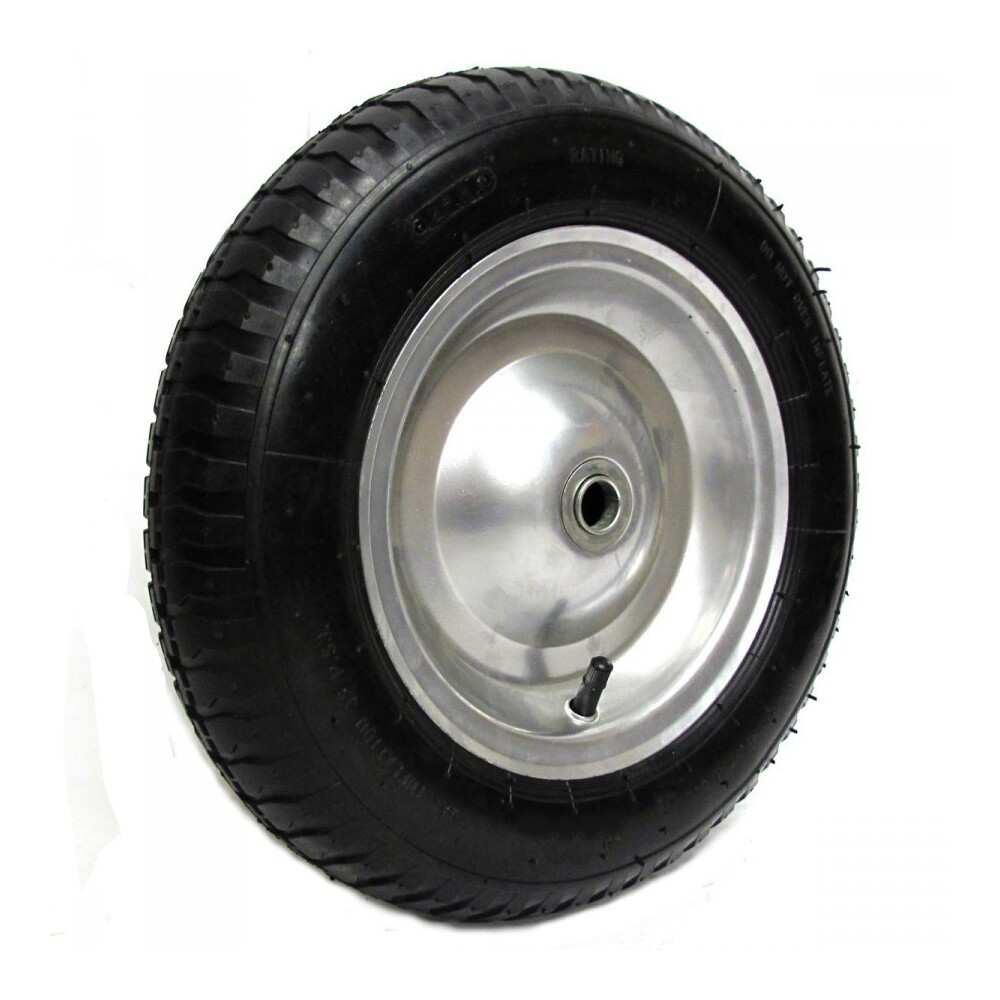Schubkarrenrad &Oslash;400mm 4.00-8", verzinkte Metallfelge