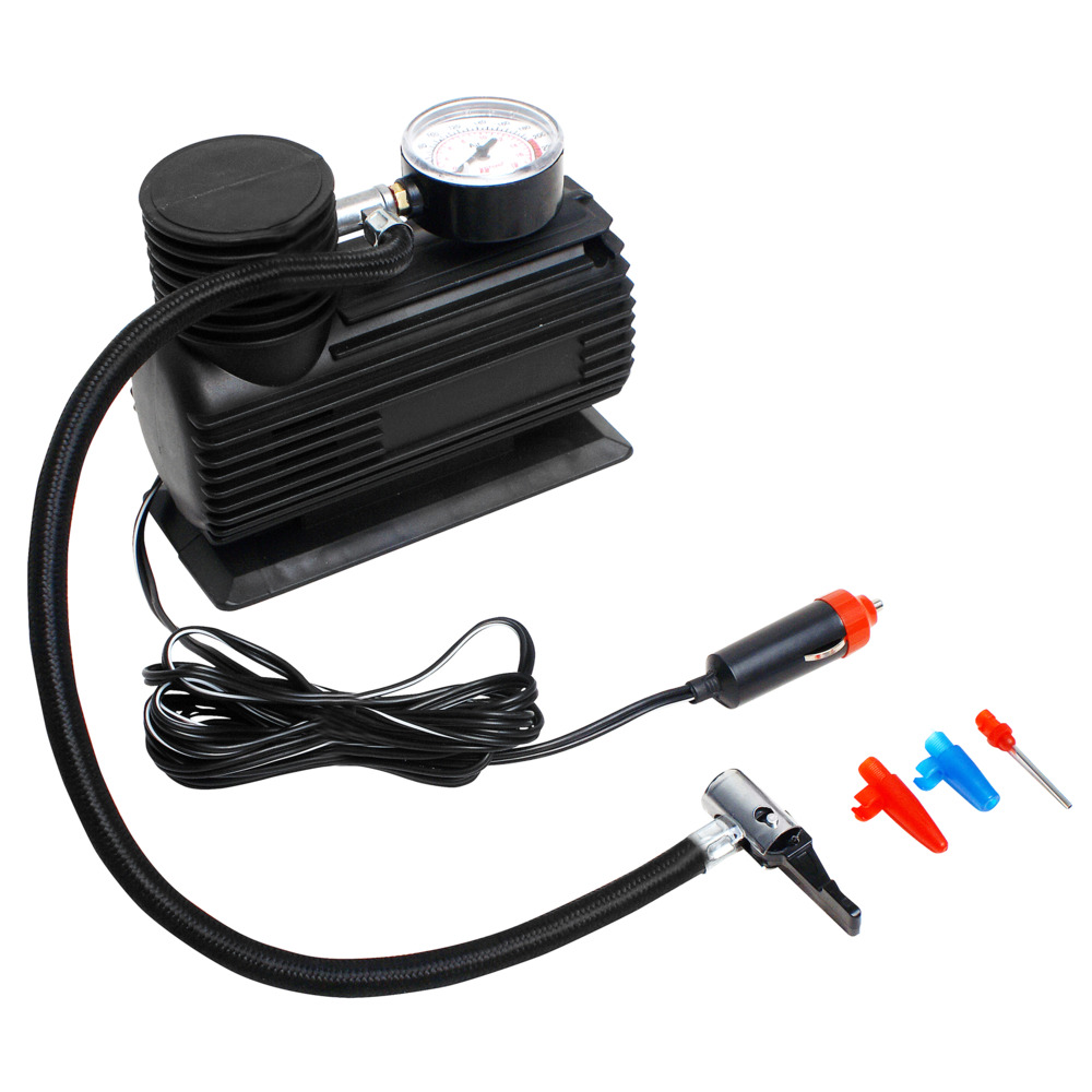 Kleinkompressor 12 V mit Aufs&auml;tzen