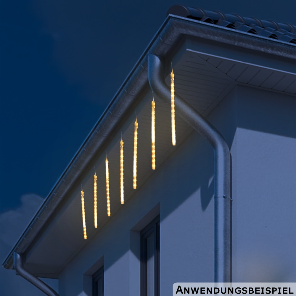 LED-Solar Lichterkette Meteor 192 LED warmwei&szlig; image number 2