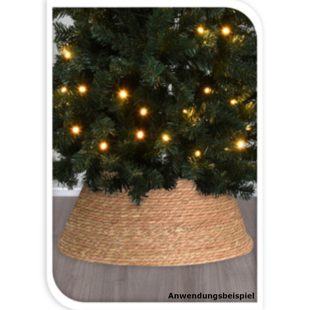 Abdeckung Weihnachtsbaumst&auml;nder 57 cm aus Maisblatt image number 1