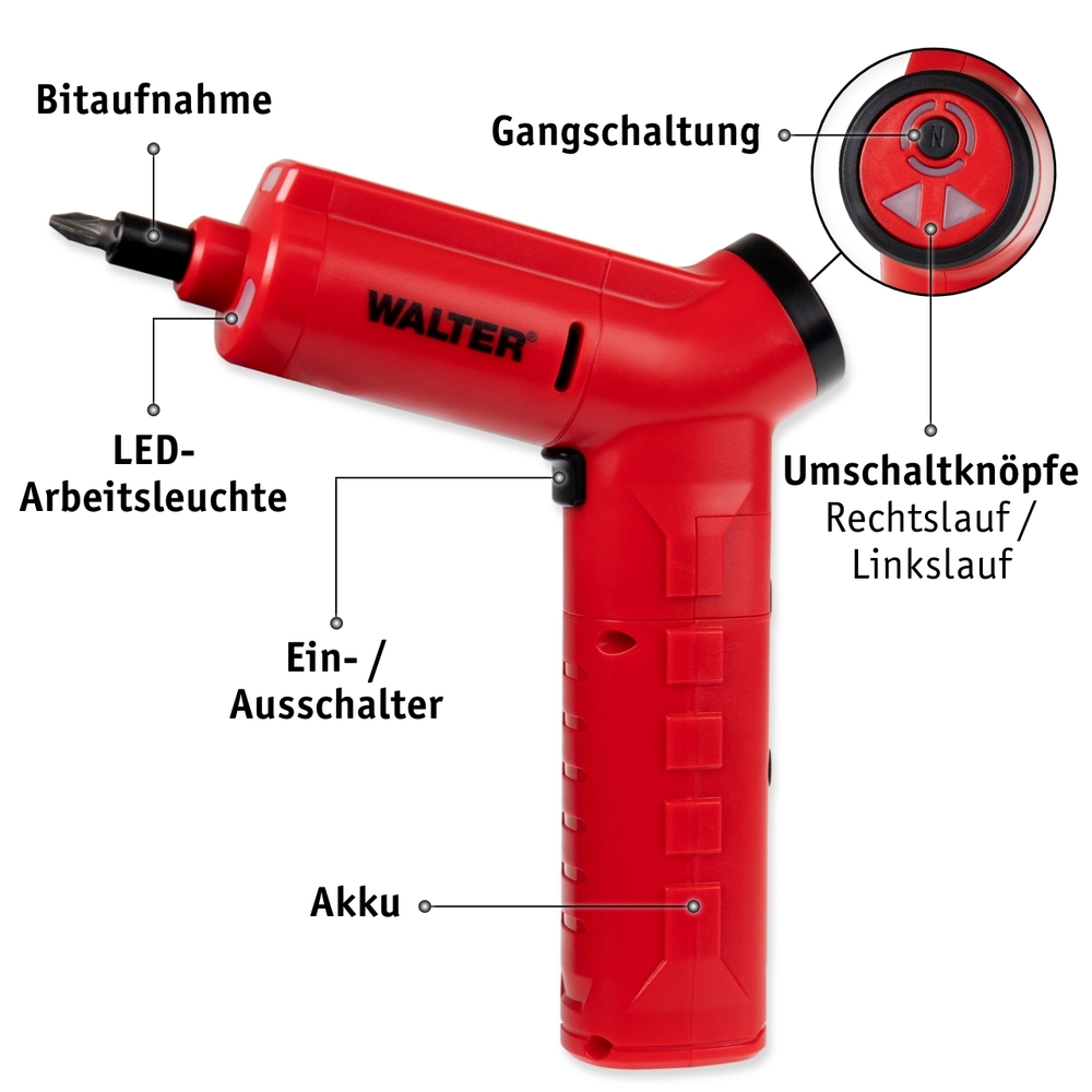 WALTER 3in1 Akku Multitool image number 4
