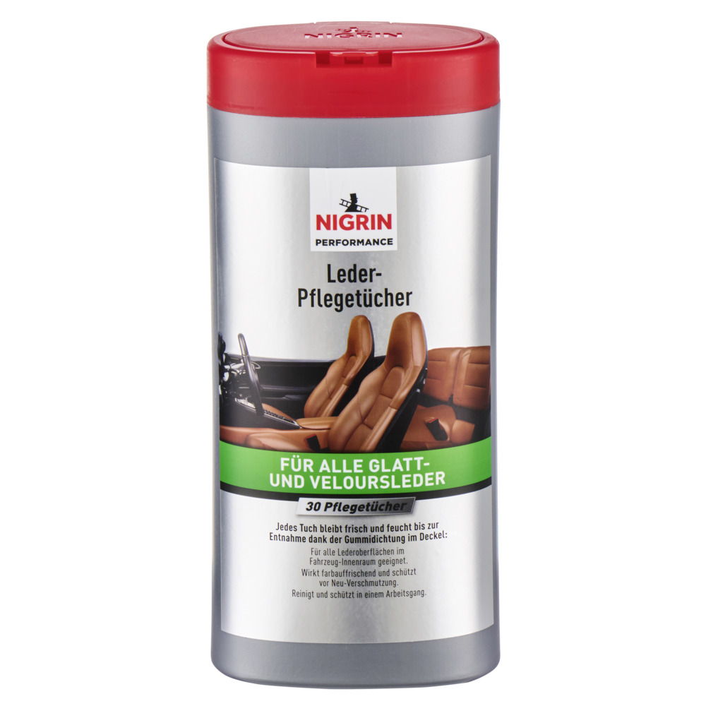 Nigrin Leder-Pfleget&uuml;cher im Spender image number 1