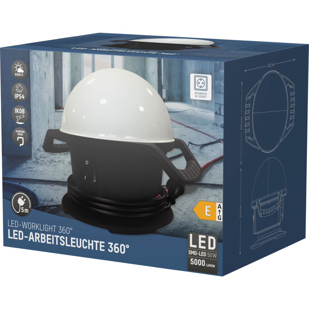ANSMANN LED-Arbeitsleuchte Ball Light 360&deg; image number 3