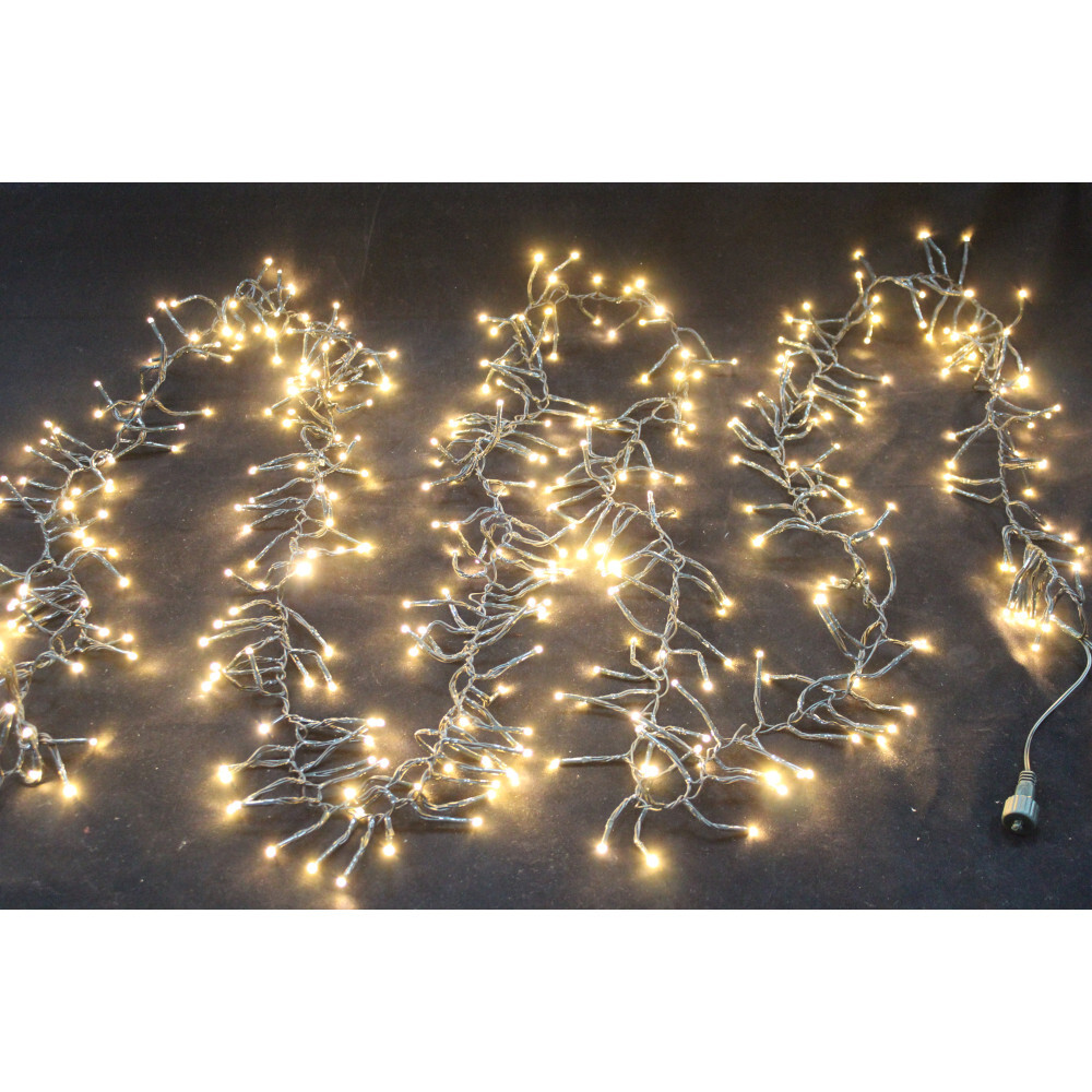 Connectable System-Cluster-Lichterkette 400 LEDs, erweiterbar, warmwei&szlig;