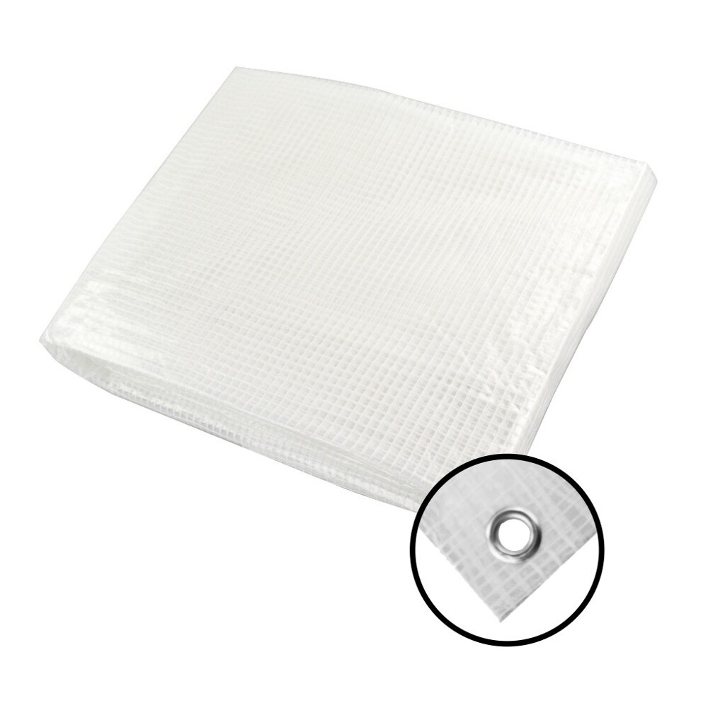 Gittergewebeabdeckplane 1,5 x 1,5 m 150 g/m&sup2; transparent