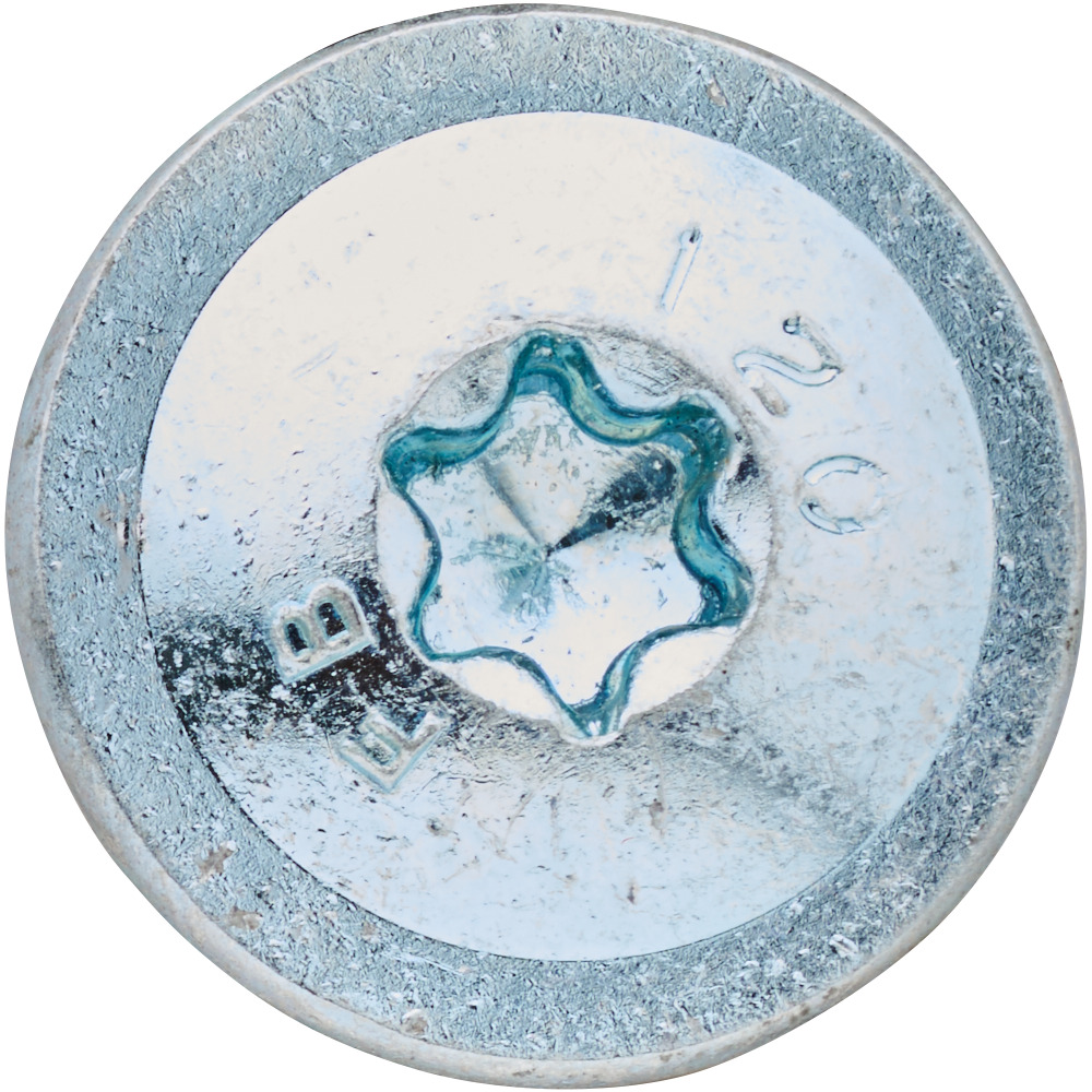 Holzbauschraube 8,0x120mm TX Tellerkopf Teilgewinde verzinkt Konstruktionsschraube image number 3