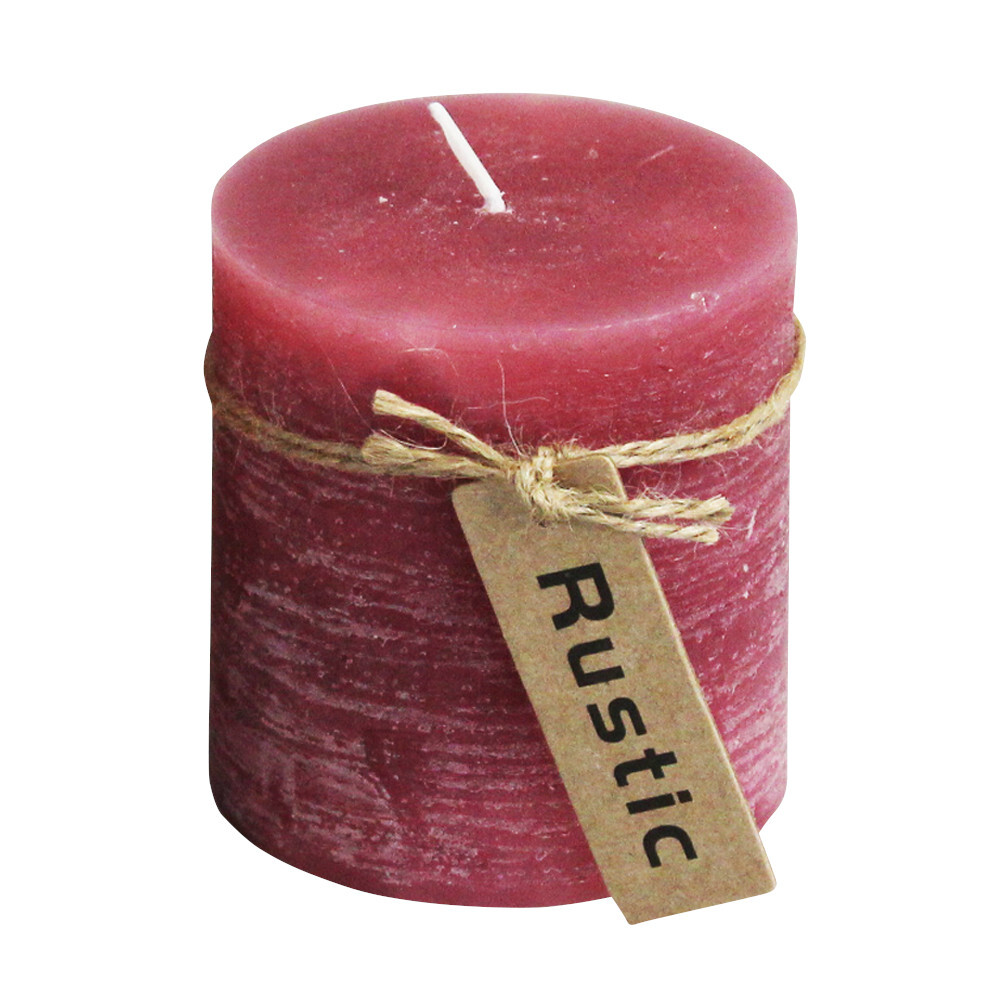 Stumpenkerze Rustic 7 x 7,5 cm