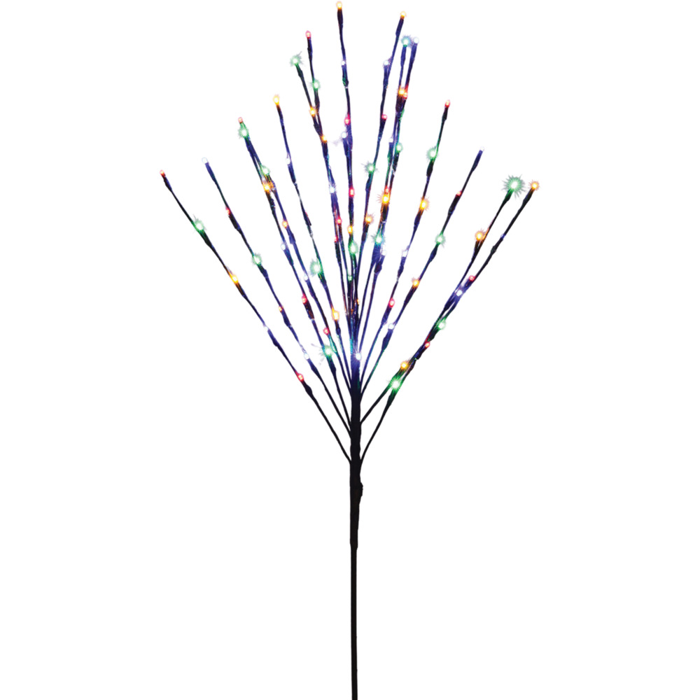 LED-Lichterbaum 80 LEDs Bodenstecker mit Timer, 2-fach sortiert image number 1