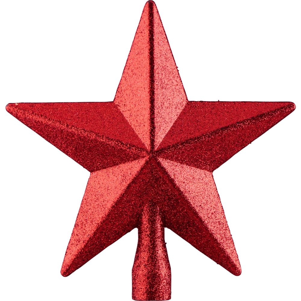 Weihnachtsbaumspitze sternf&ouml;rmig mit Glitter image number 3