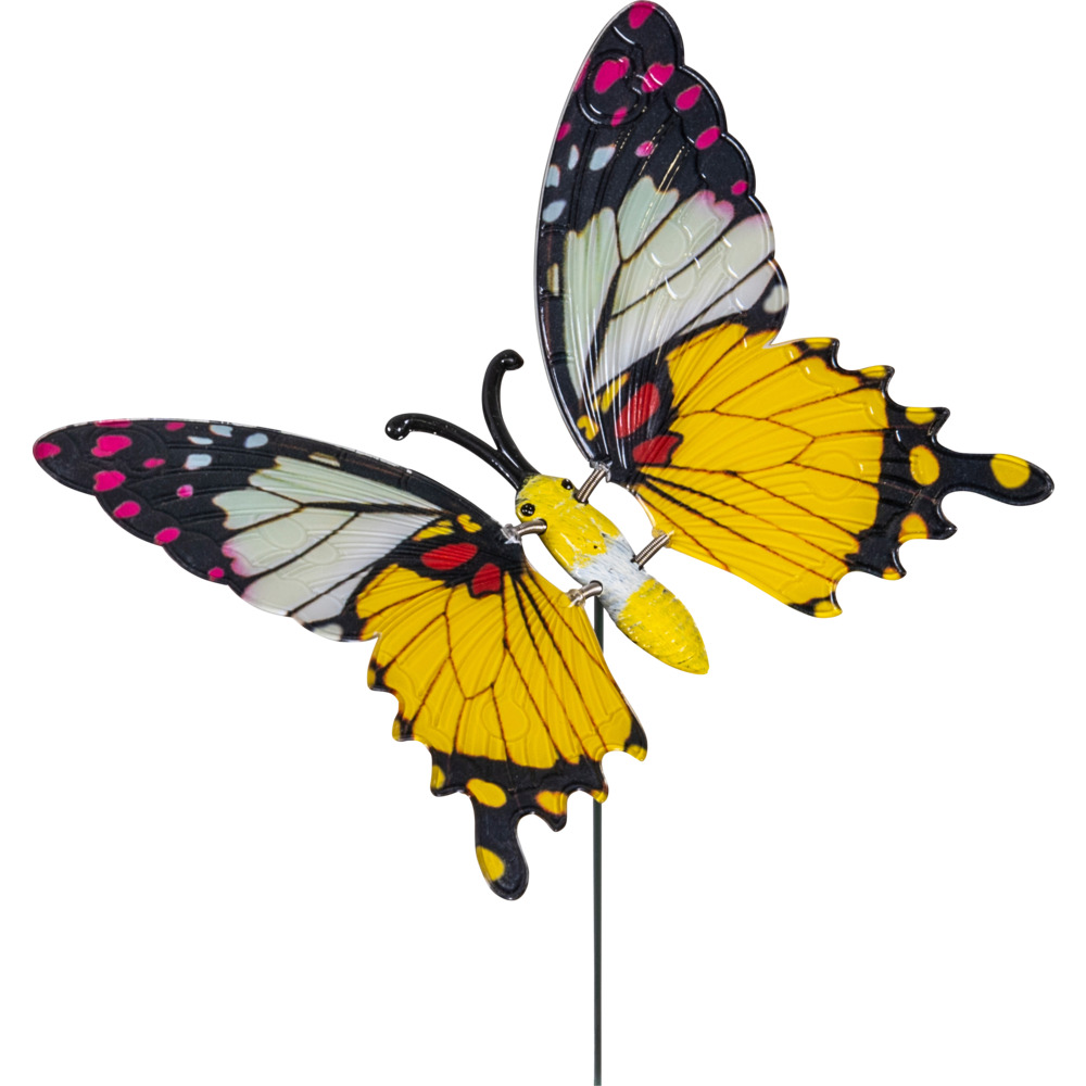 Gartenstecker 60 cm mit Schmetterling Farbauswahl image number 1