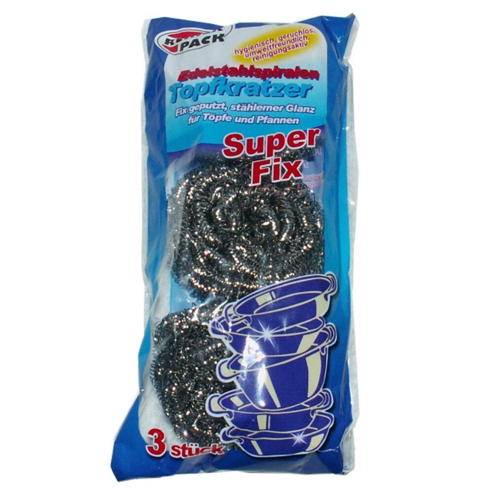 Reinex Spiralreiniger 3 St&uuml;ck aus Edelstahl