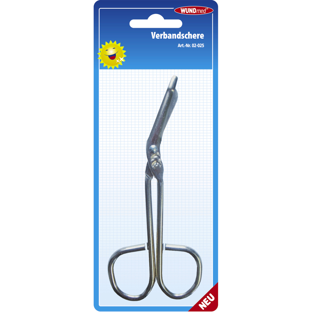Verbandschere aus Metall, 15 cm