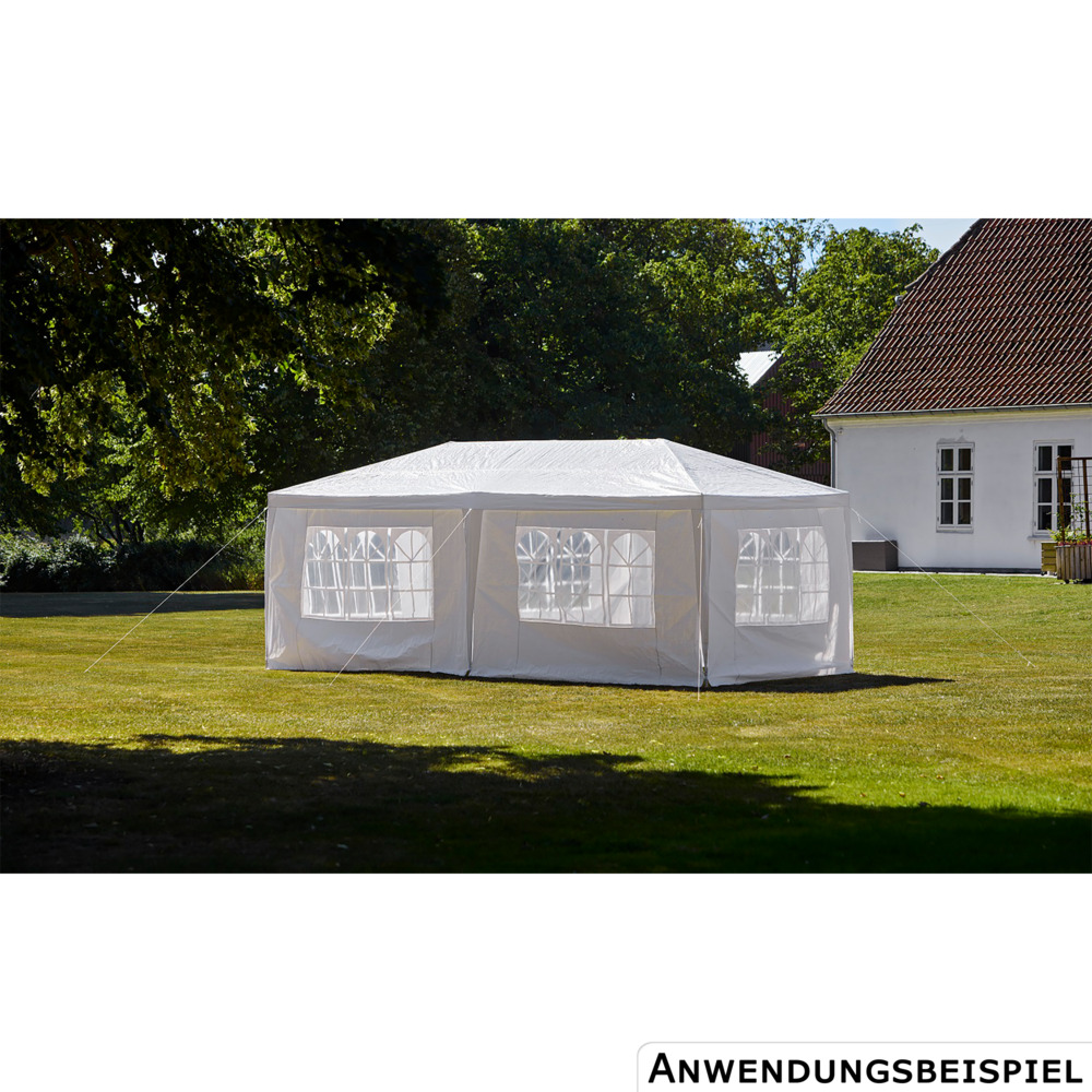 Pavillon 3 x 6 m wei&szlig; image number 2