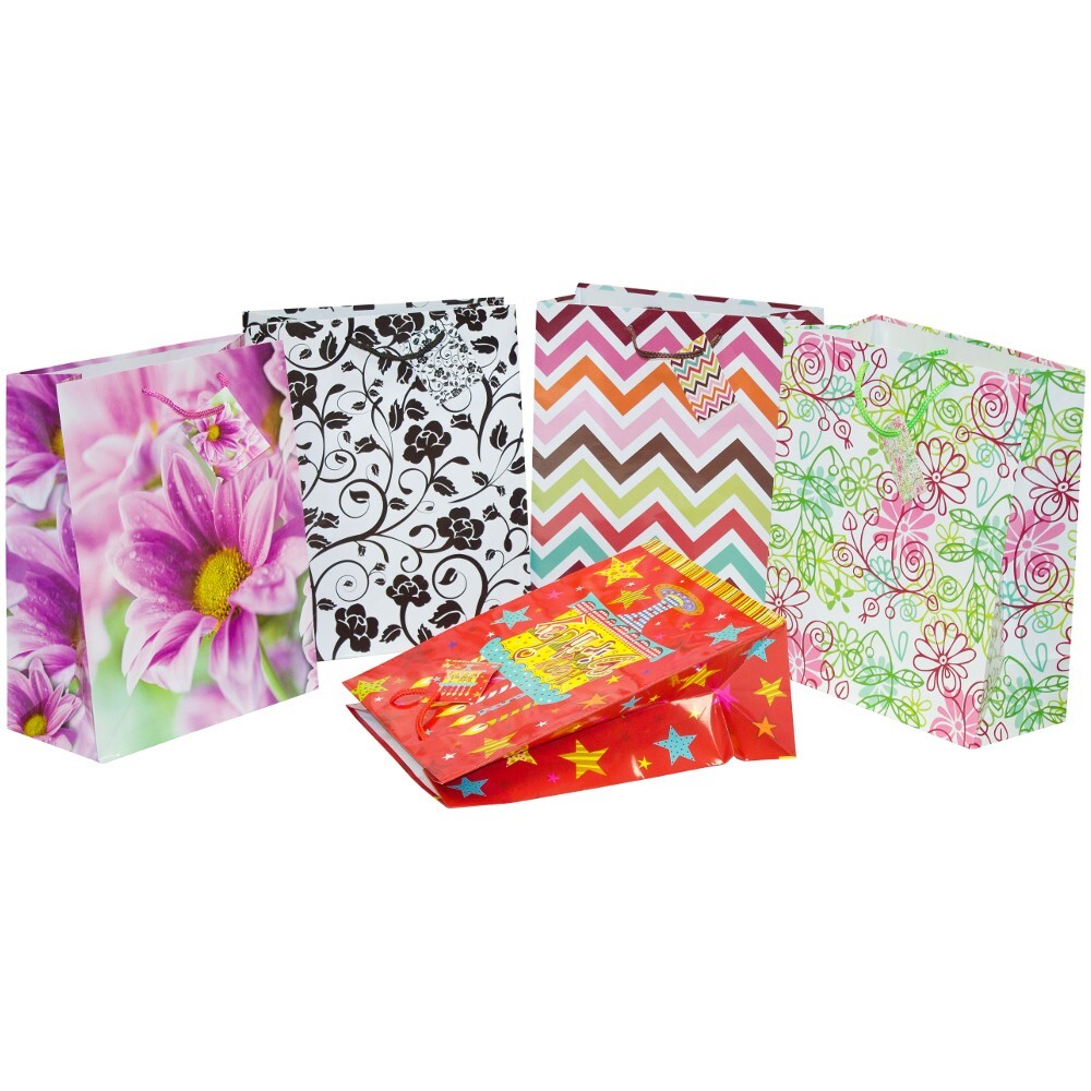 Geschenktasche gross, mit Motiv, 32,5 x 26 x 12,5 cm