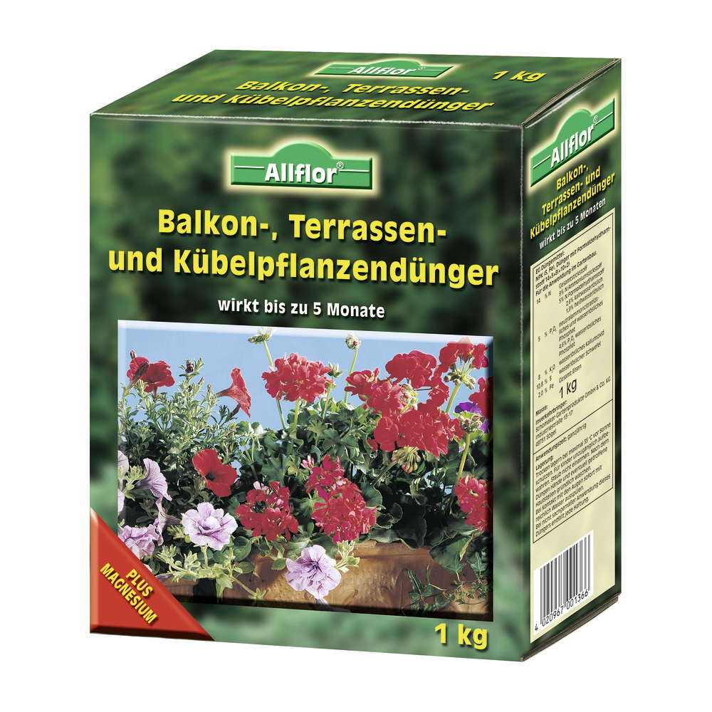 Allflor Balkon-, Terrassen- und K&uuml;belpflanzend&uuml;nger 1 kg image number 1