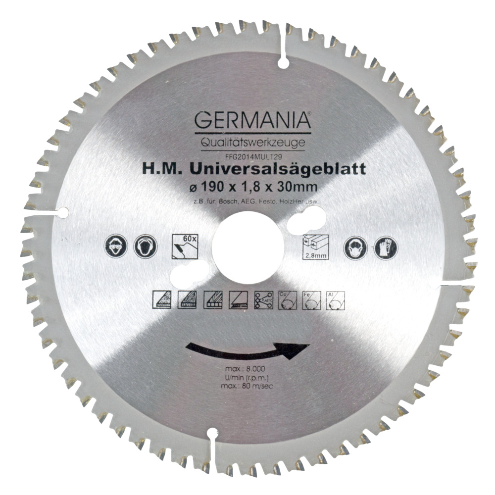 HM Multi-S&auml;geblatt 190x30mm 60Z&auml;hne universal