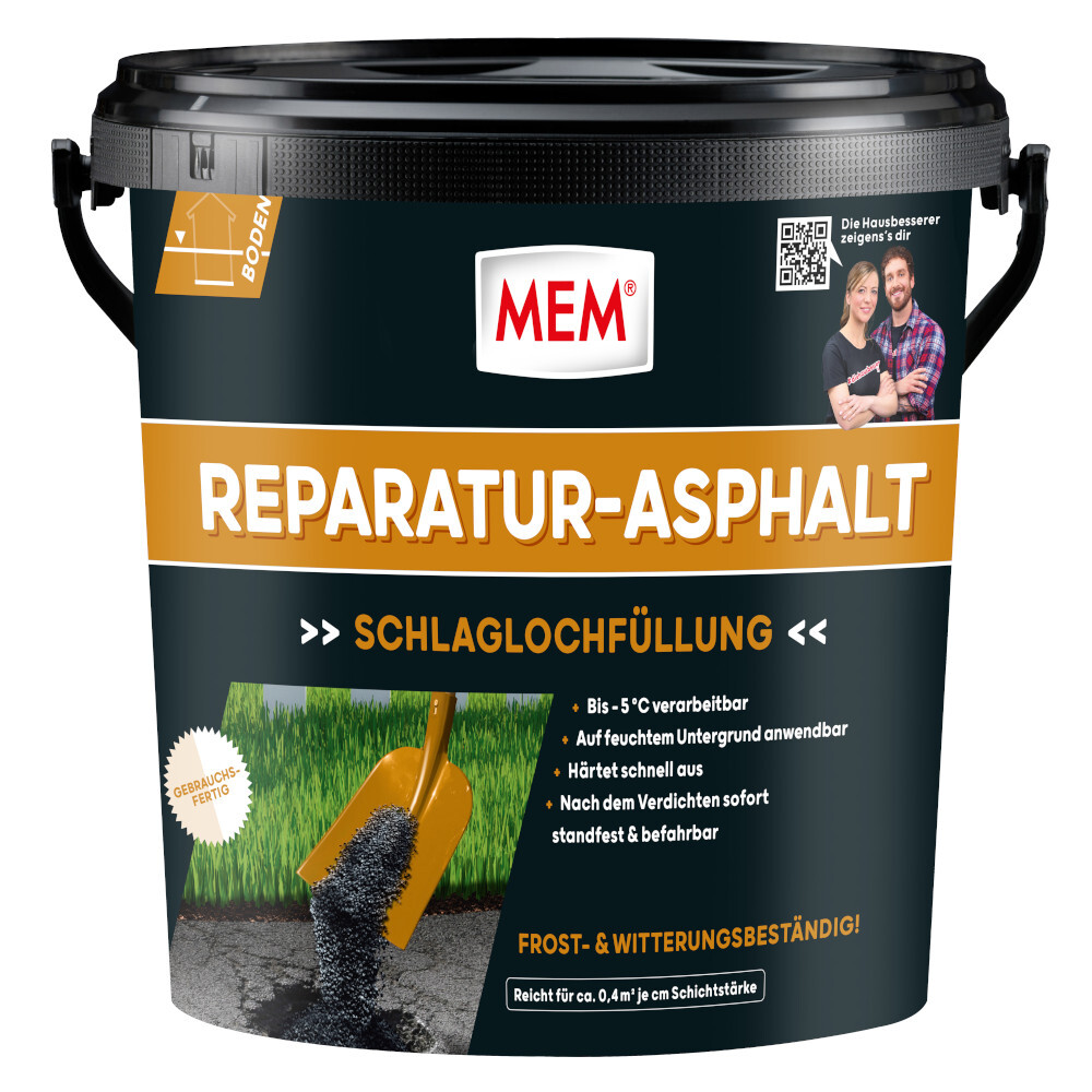 Reparatur Asphalt 10 kg, gebrauchsfertig