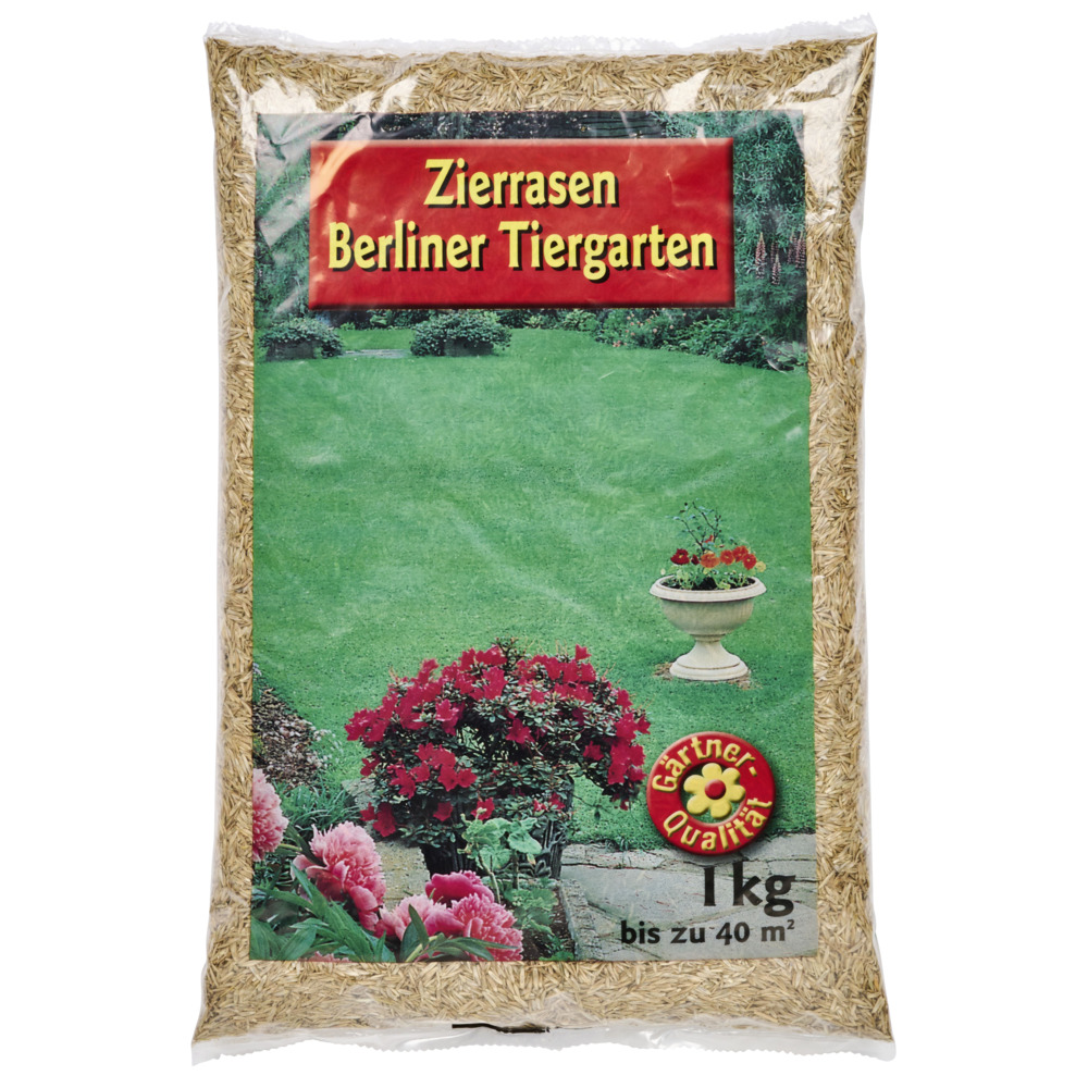 Rasensamen "Berliner Tiergarten" 1 kg f&uuml;r ca. 40 m&sup2;, Rasensaat,  image number 1